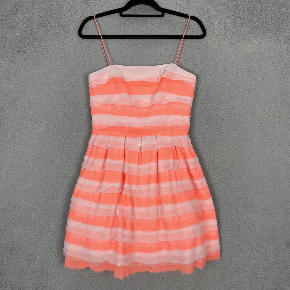 Erin Fetherston Cosabella Dress Womens 4 Fit & Flare Strap Tulle Party Cocktail